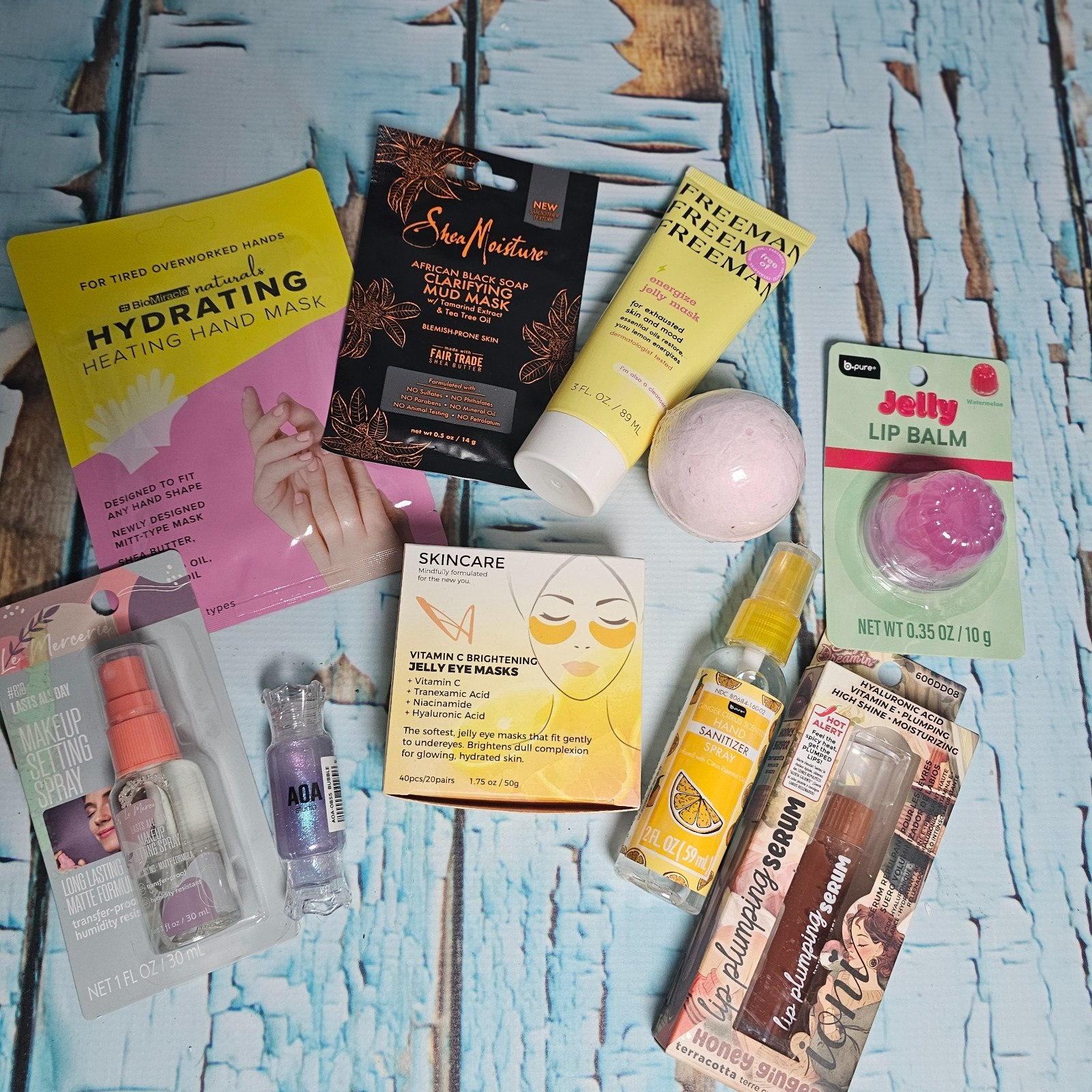 Mixed Beauty & Self Care Lot – Skincare, Lip Care, Masks, Makeup, Bath – NEW