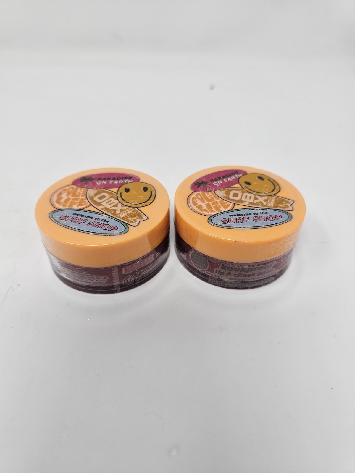 Lot Of 2 OUTER BANKS × Lottie Lip Cheek Balm Kookproof DUSTY PINK Multi Purpose