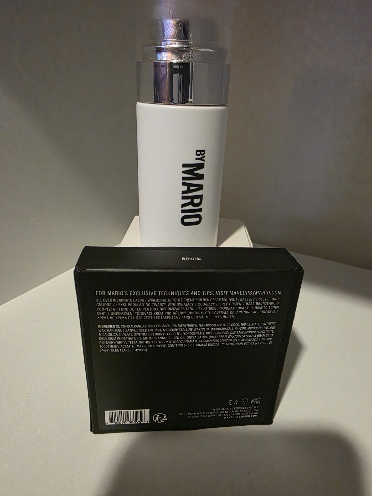 The Make Up By Mario Setting Spray and Bronzer Set.