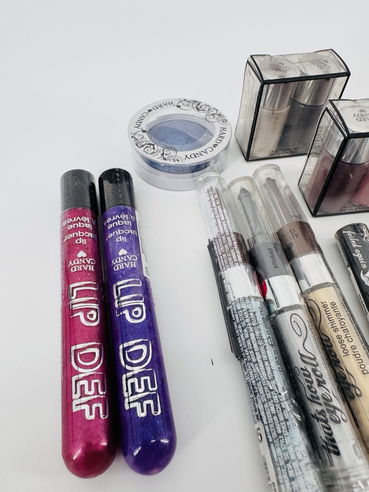 Lot Of 12 Makeup Hard Candy Eyeshadow, Lip Gloss, Liner FREE Shipping GREAT GIFT