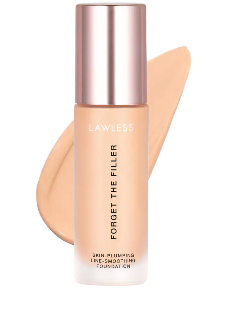 LAWLESS LOT OF 3, SKIN PLUMPING FOUNDATION, FOUNDATION BRUSH, TINTED BALM $100