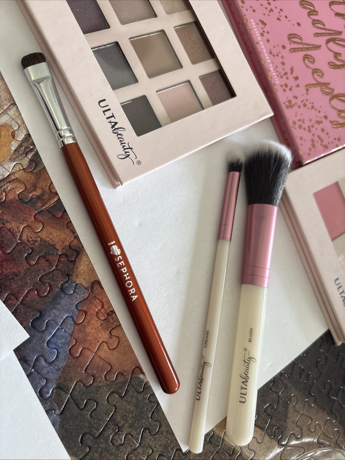 Sephora Vintage Brush, coLoRPoP Palette Makeup Eyeshadows+Ulta Lot
