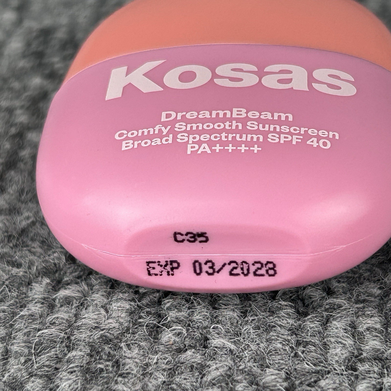 Kosas Dreambeam Silicone-Free Mineral Sunscreen SPF 40 15 ml Travel Sample Size