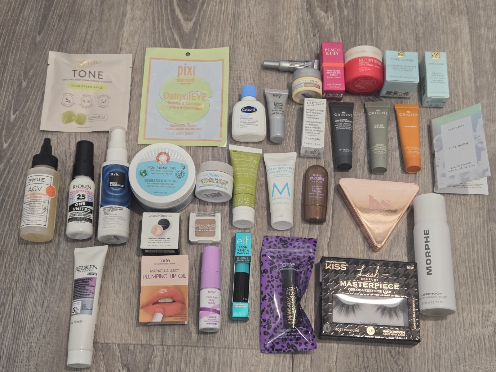 Ulta Sephora Deluxe Beauty Sample Lot 32+ Pieces Makeup Skincare Perfume Hair