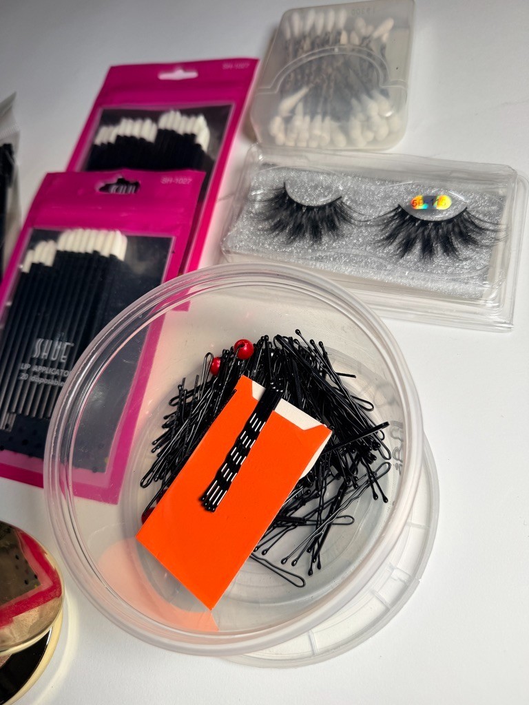 Large Makeup Bundle — Concealers, Blush, Bronzer, Applicators, Lashes + More