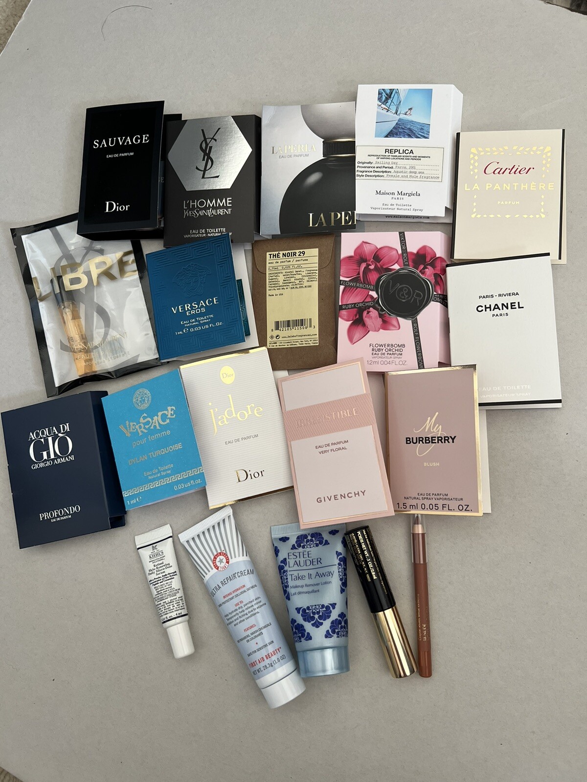 High End Skincare*Perfume *Cosmetics 20pieces Travel&Sample Size*
