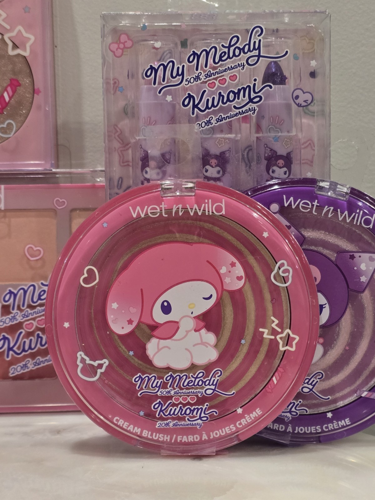 🌸 Wet n Wild x My Melody & Kuromi Makeup Bundle 🌸 Set Of 5 New Cute Astetic