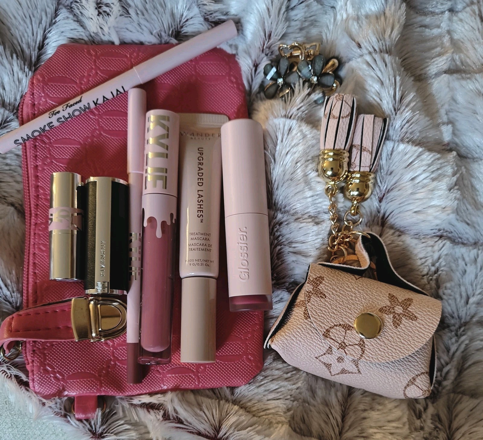 Lips & Eyes Bundle Feat- YSL, Givenchy, Glossier, Wander, Too Faced, Kylie
