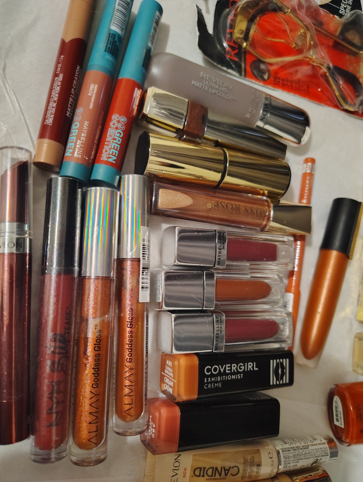 Premium Makeup Lot L’Oreal CoverGirl Revlon Candid Almay New