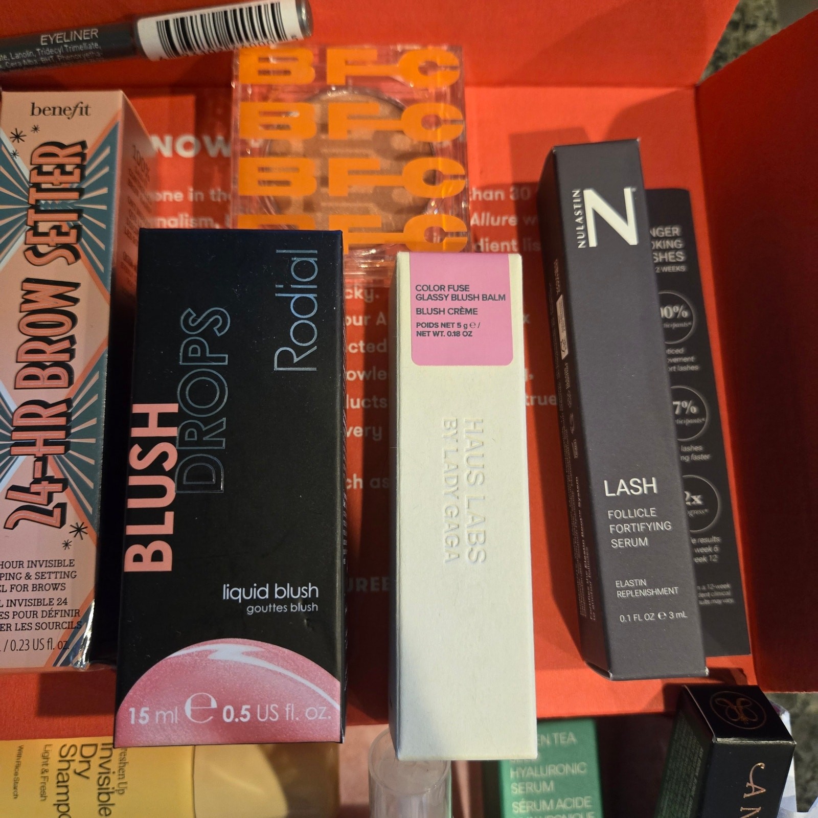 Allure Beauty Box FabFitFun Makeup Skincare Haircare Bundle Benefit Naked Sunday