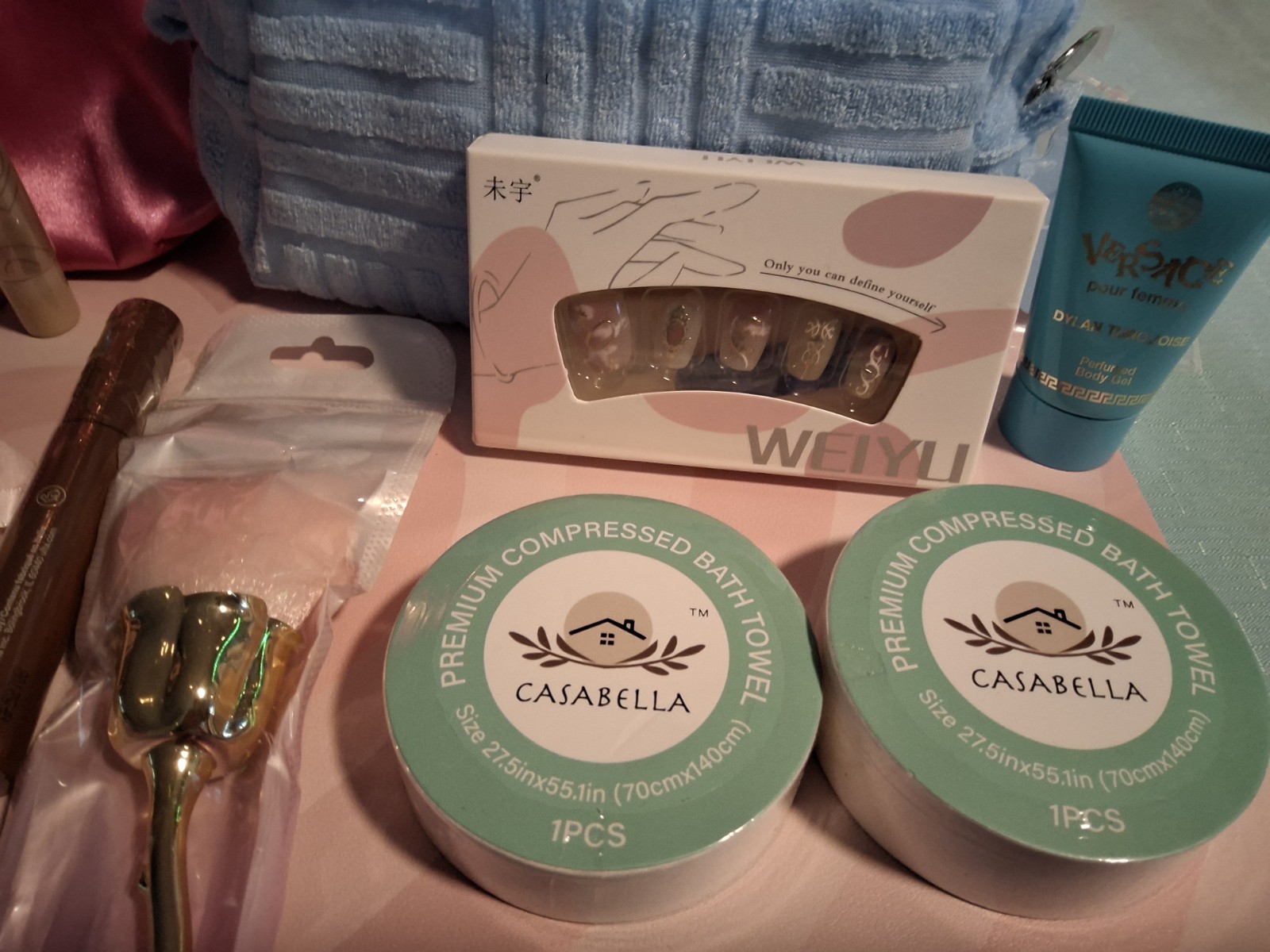 NEW Ulta Beauty, Cetaphil, Versace & Skincare Bundle – Makeup Bags & Tools Set