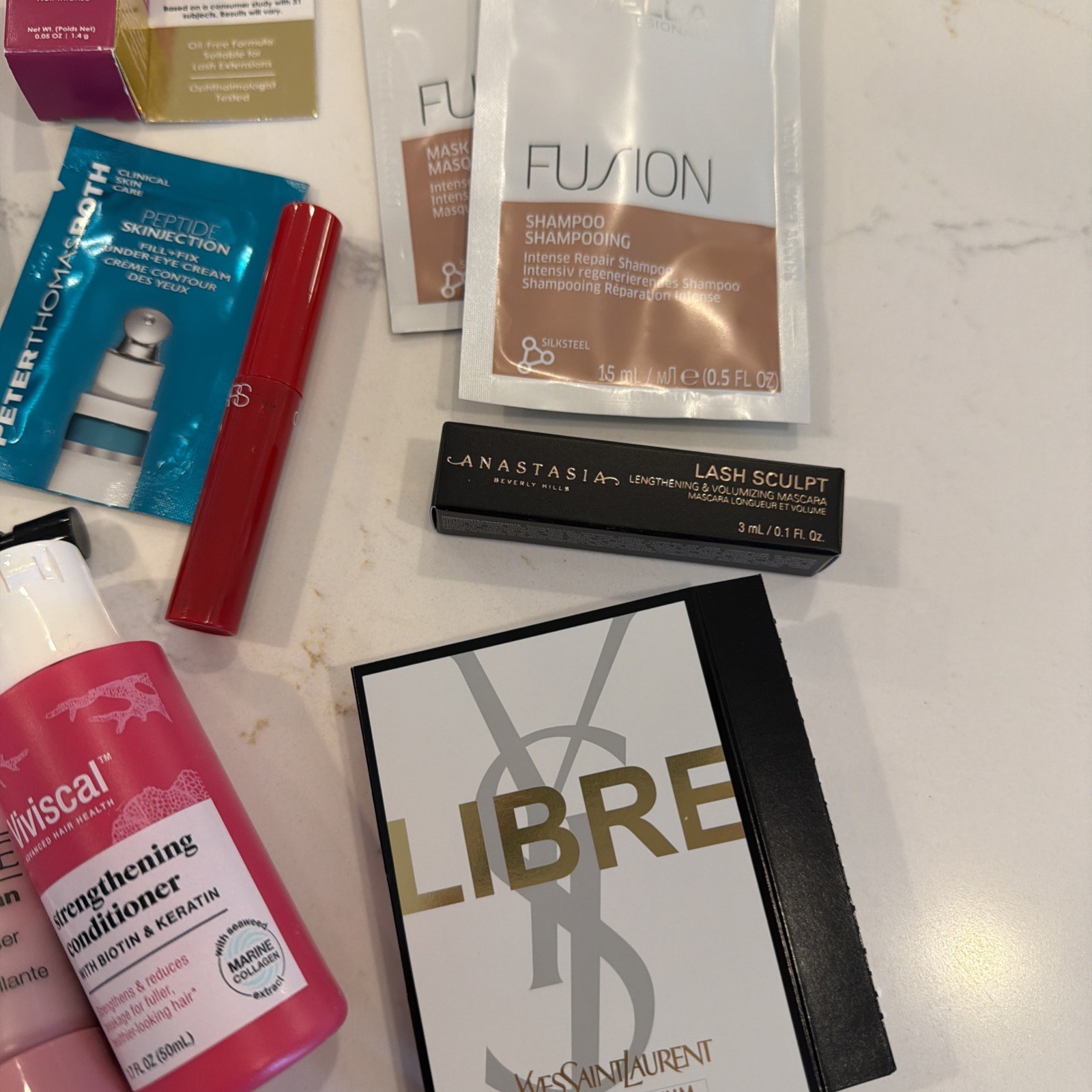 Huge 25+ Beauty Makeup Mascara Skincare Lot Sample & Deluxe Sz Ulta Sephora Bag