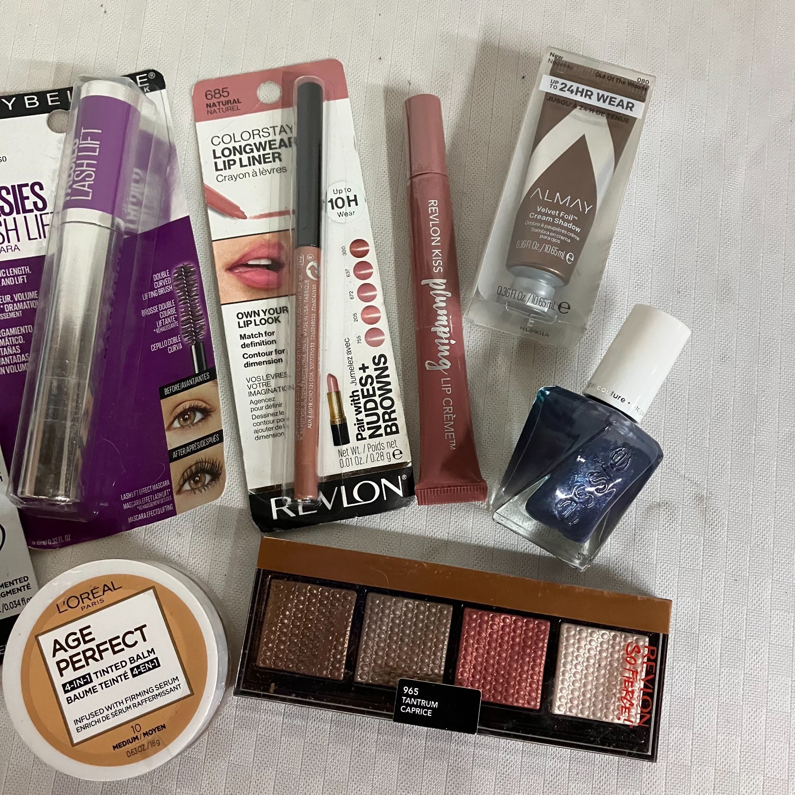 Revlon L’Oréal Maybelline Rimmel Full Face Set 10-Piece Makeup Kit New