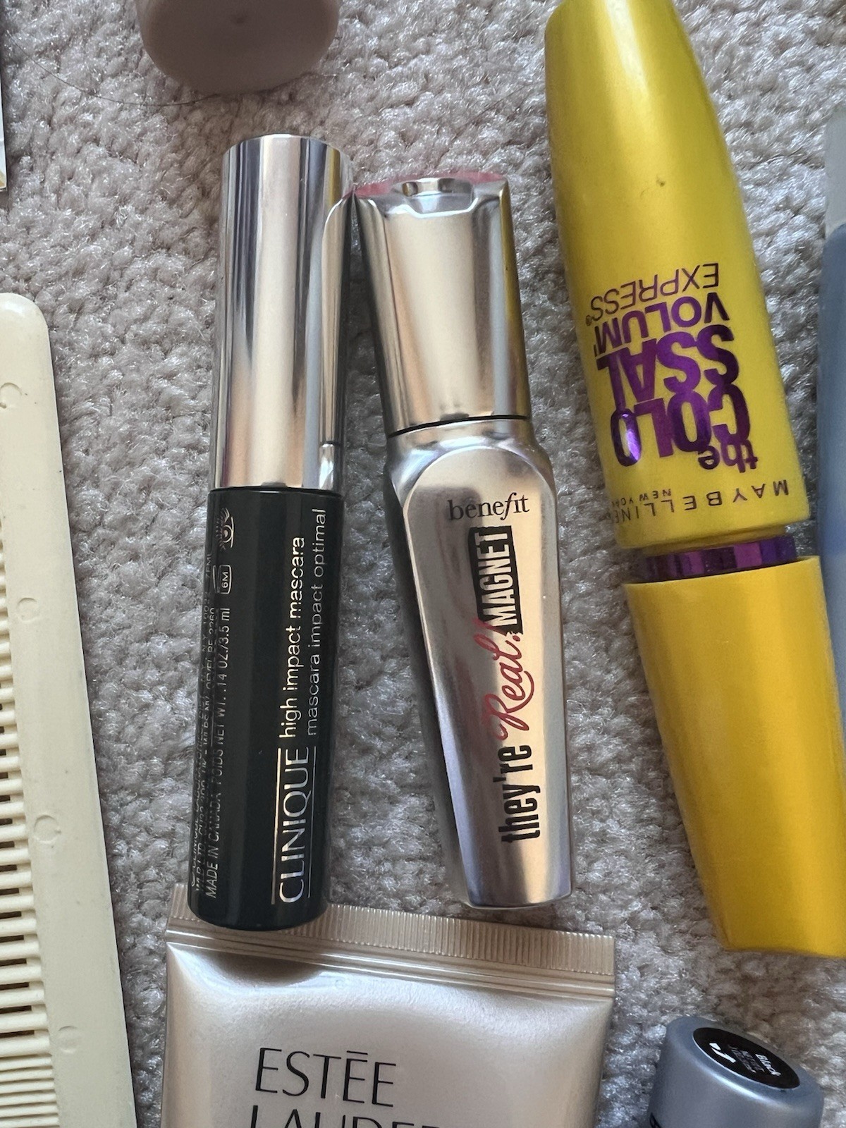Large Lot Victoria Secret Pouch Cosmetics Estée Lauder Mask Bobbi Brown Benefit