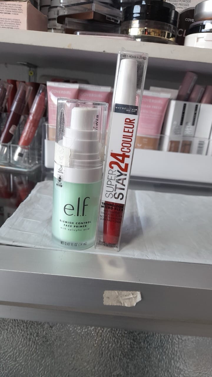 e.l.f. Maybelline L’Oréal Milani Revlon Makeup Lot Face Primer Lip Full Size