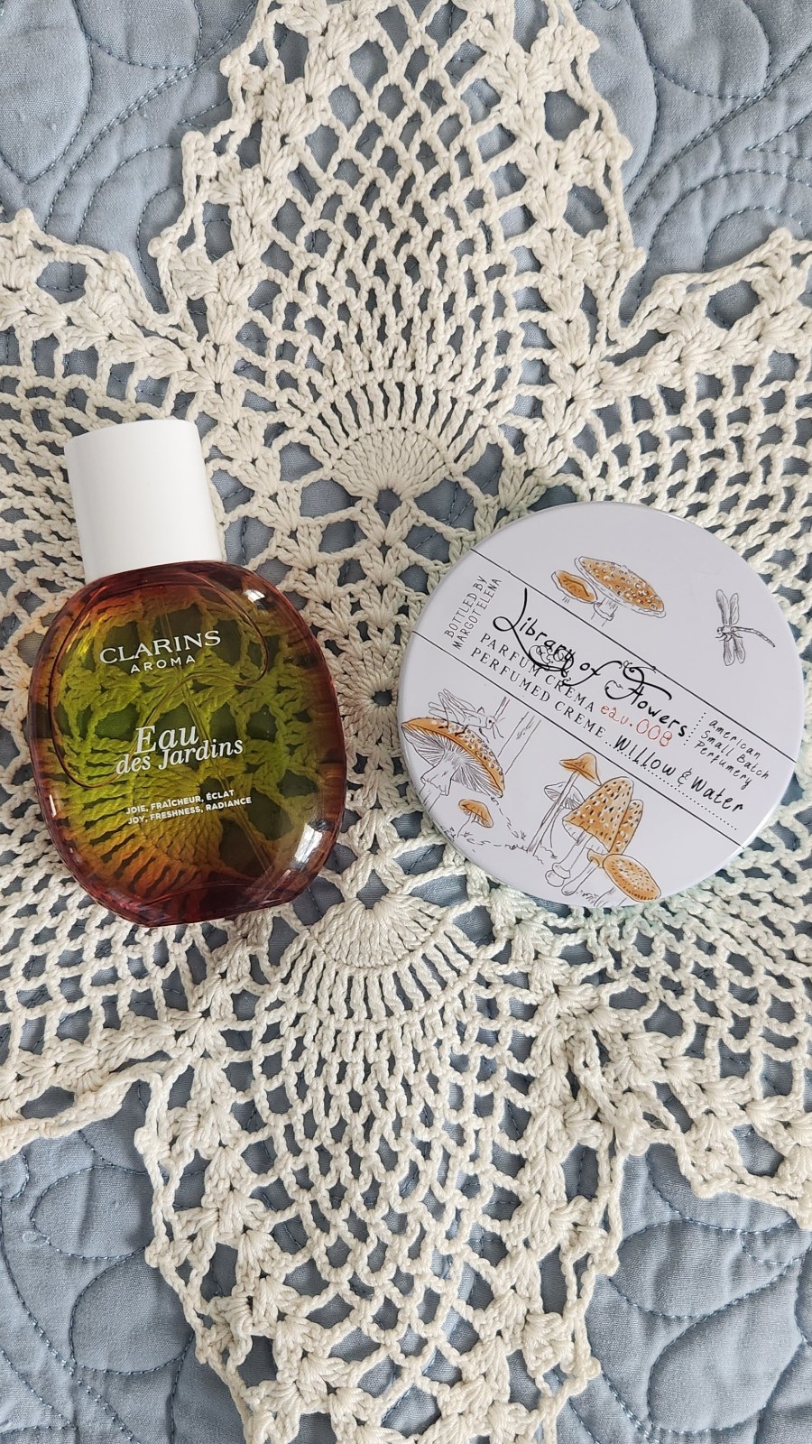 CLARINS/LIBRARY OF FLOWERS LOT