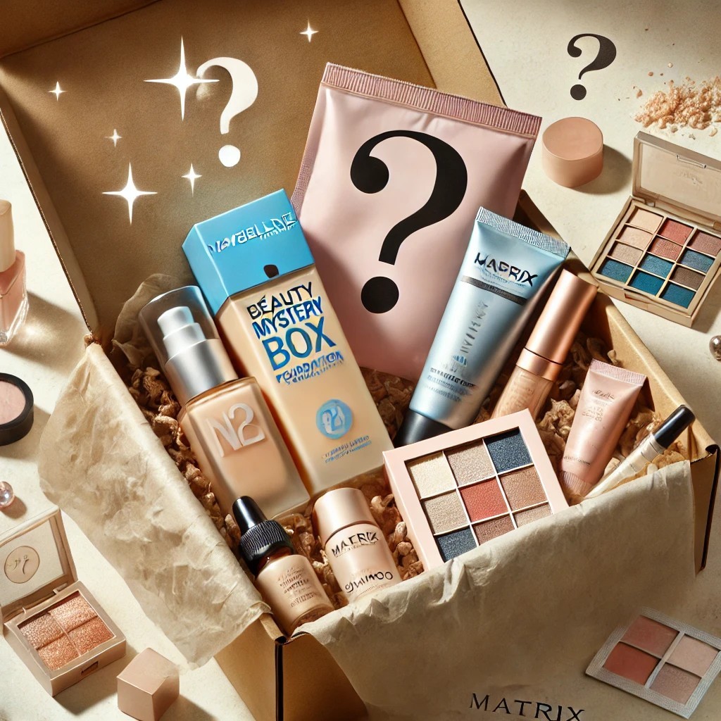 Surprise Beauty Mystery Box – Makeup, Hair, Skincare – Name Brands Included!