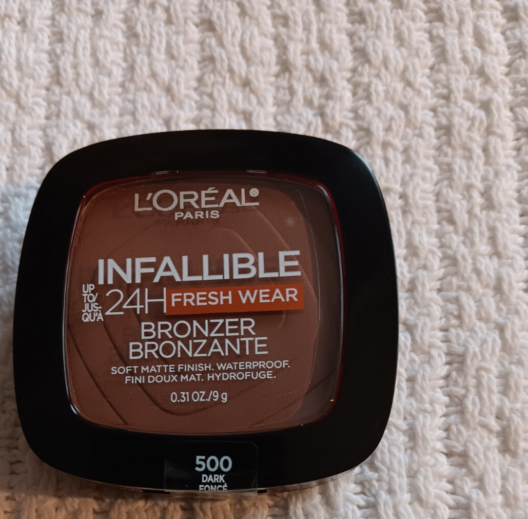 L’oreal Infallible Pro-Matte 111.5 Nutmeg Foundation 500 Dark Matte Bronzer Lot