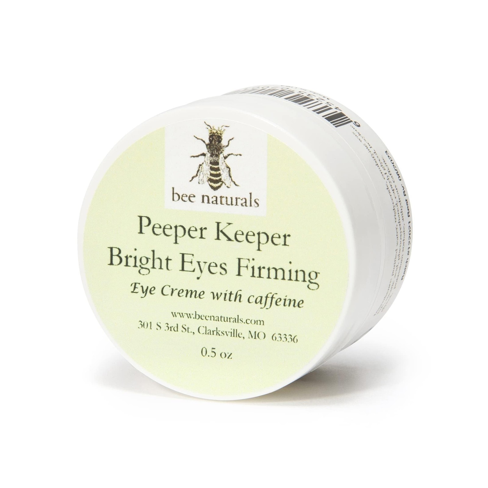 Bee Naturals Peeper Keeper Bright Eyes Firming Crème – Caffeine Enriched fo