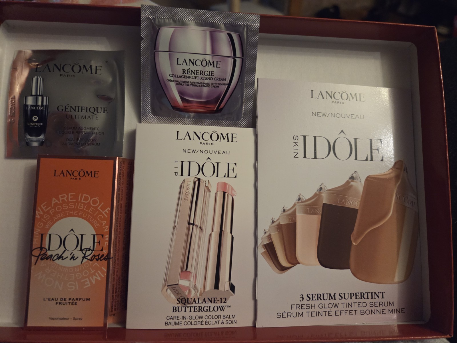 LANCÔME Makeup, Fragrance & Skincare sample items