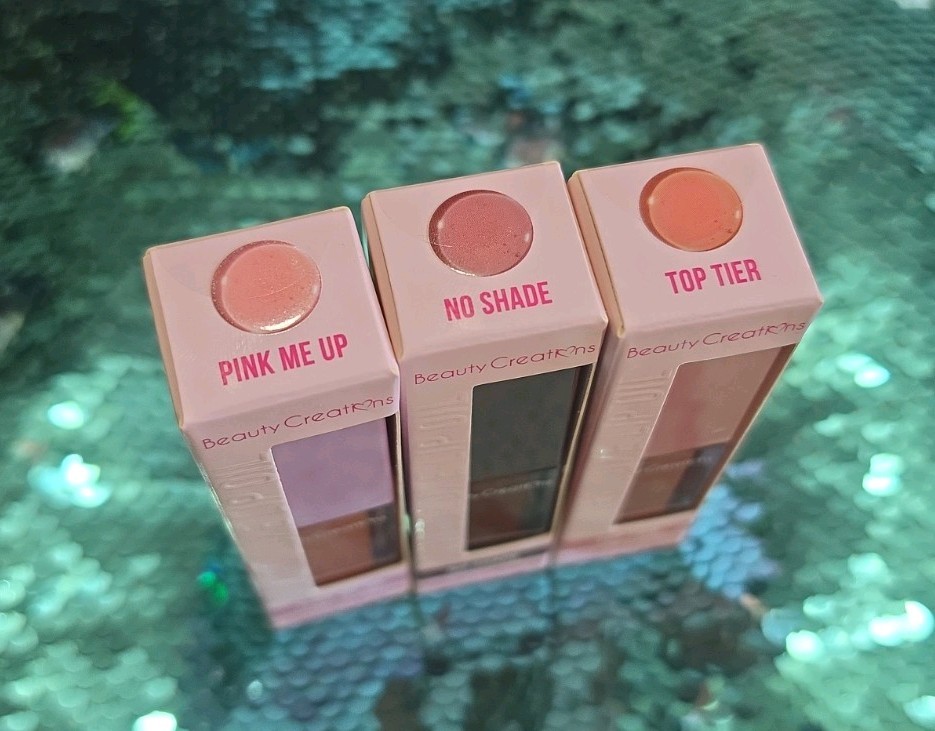 Beauty Creations Cruelty Free Lip&Cheek Cosmetics!Pretty Shades!Free Ship!