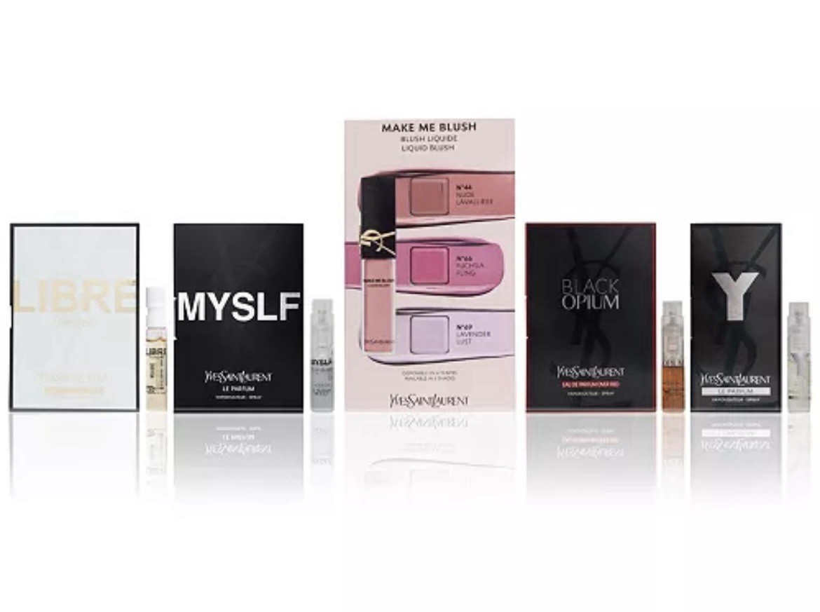 Yves Saint Laurent YSL 5 Pcs Makeup Perfume Spray Sample Set