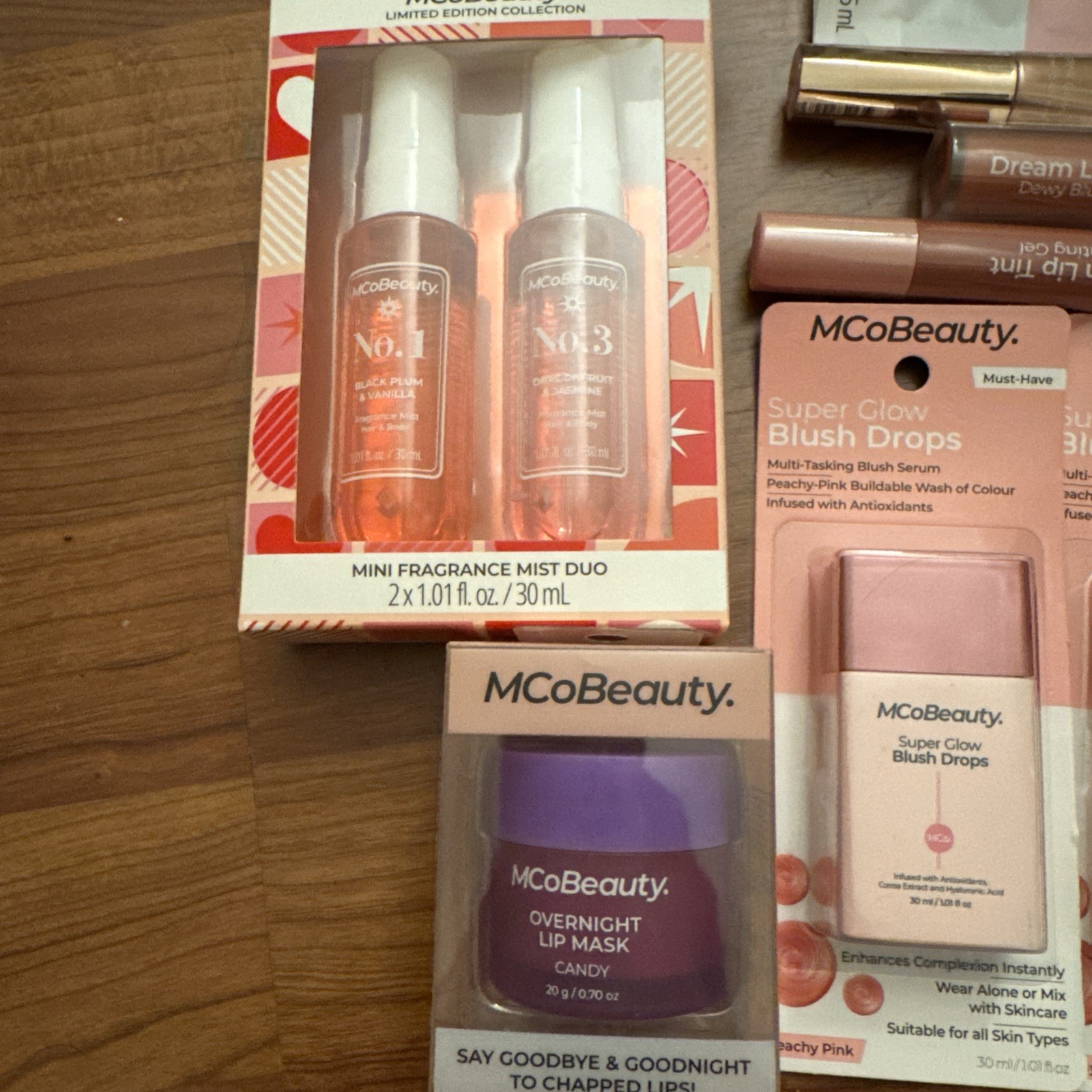 MCO Beauty bundle- 10 Pieces Makeup, Lip, Body Spray