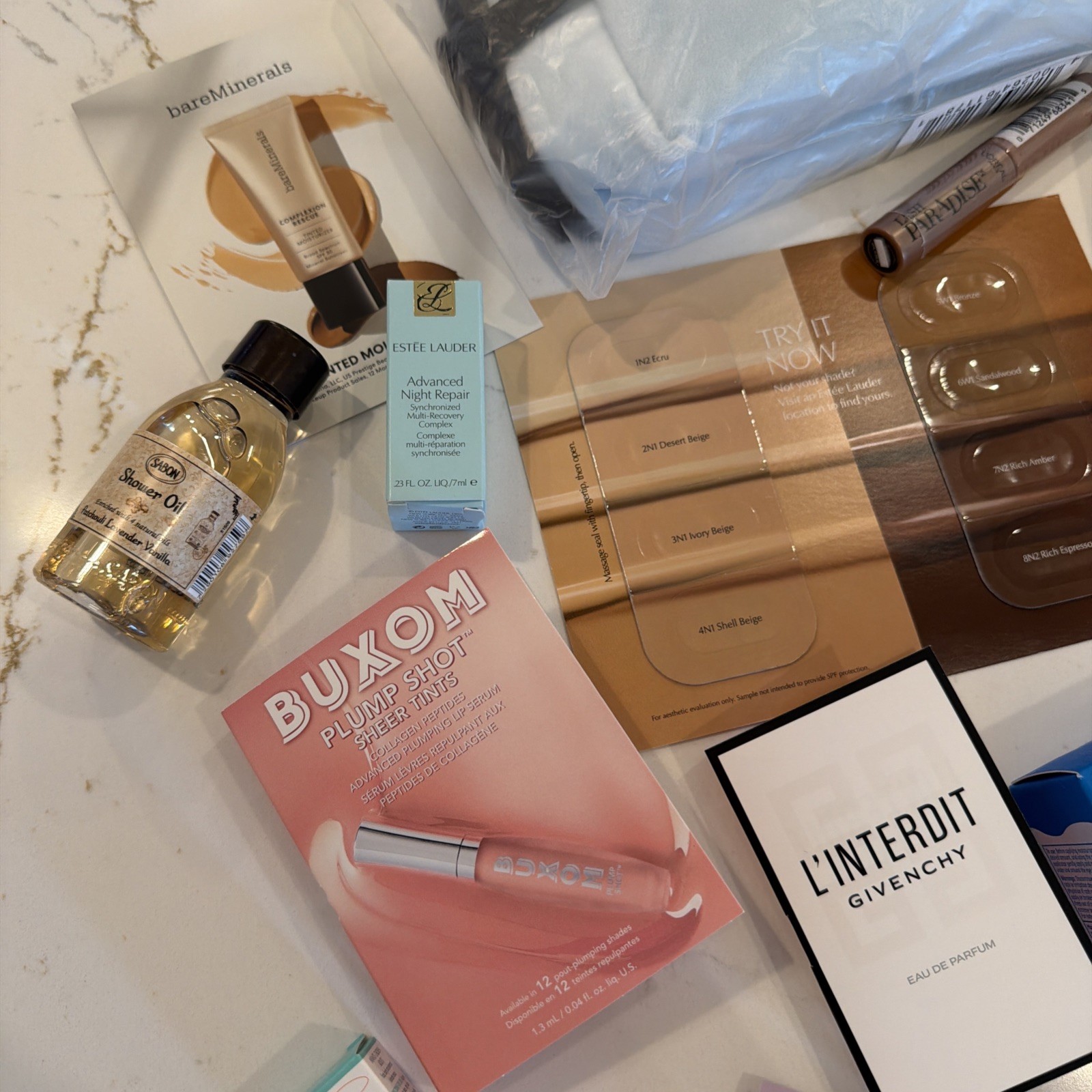 Huge 25+ Beauty Makeup Mascara Skincare Lot Sample & Deluxe Sz Ulta Sephora Bag