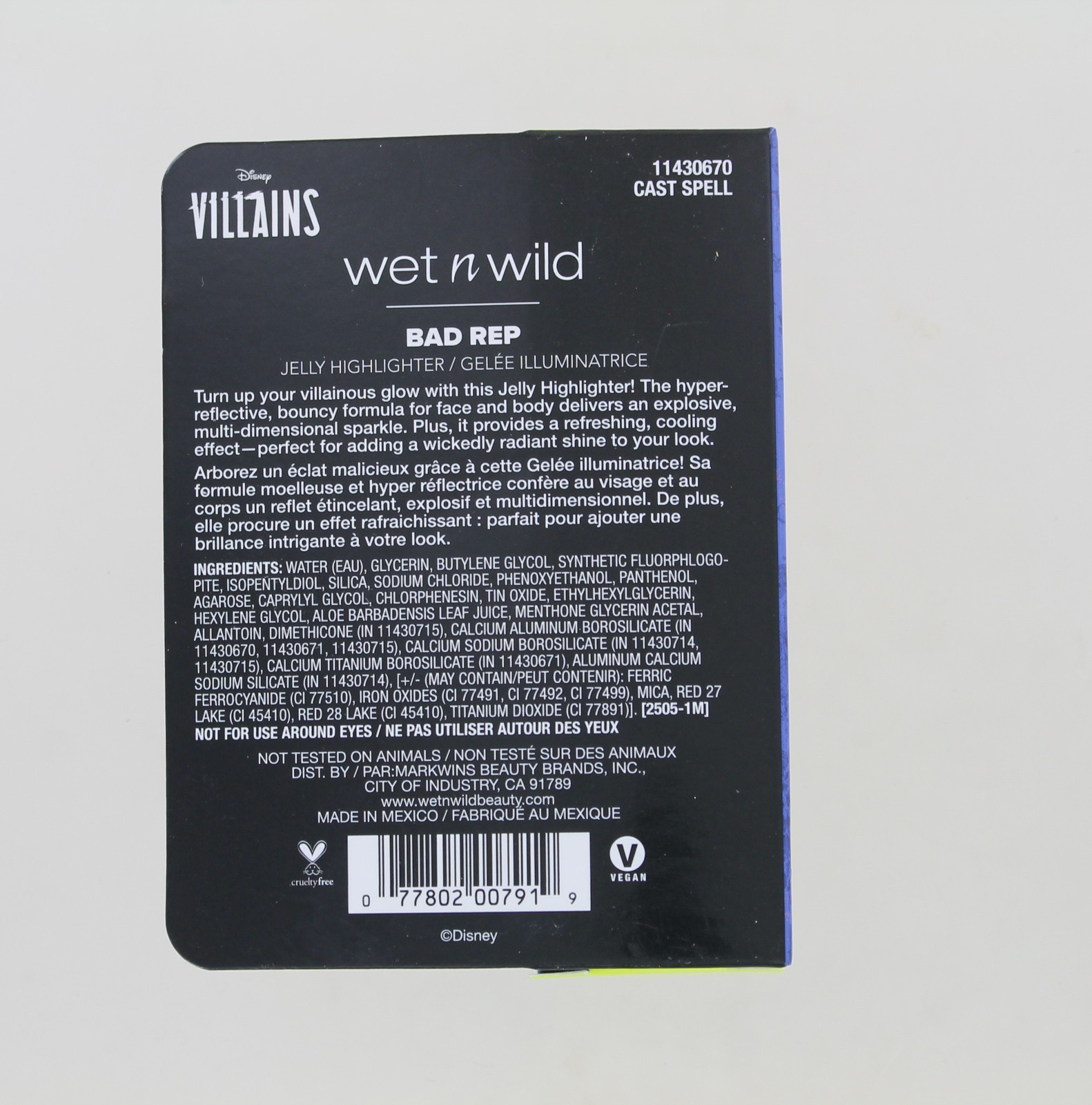 New Wet N Wild Disney Villains Lot – Mixed Villains – Highlighters & Blush