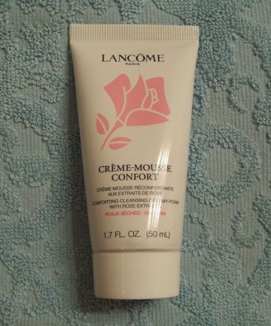 NEW LANCOME CREME MOUSSE CONFORT + EYE SHADOW QUAD PALETTE (LOVE CHARM)