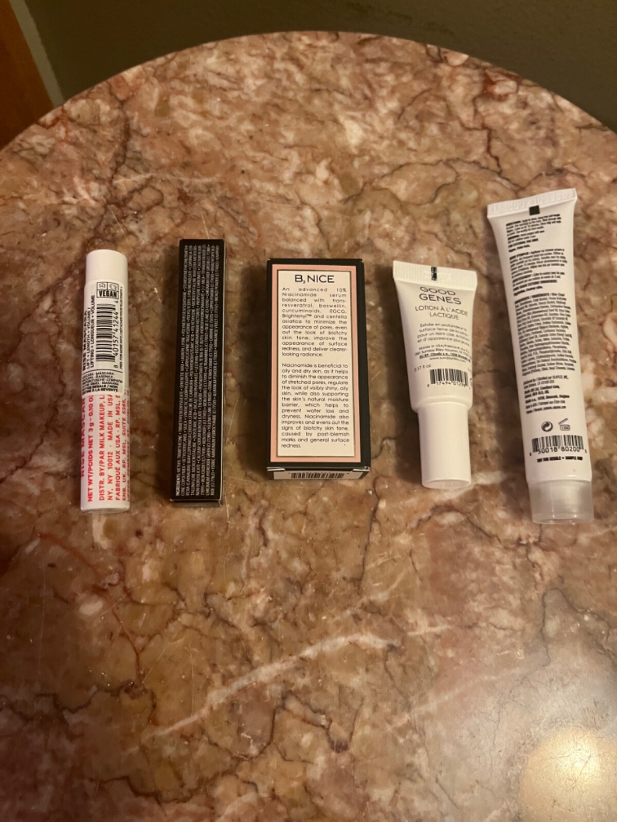 Set of 5 Deluxe Samples Sunday Riley Olaplex Milk Bobbi Brown Be Nice Good Genes
