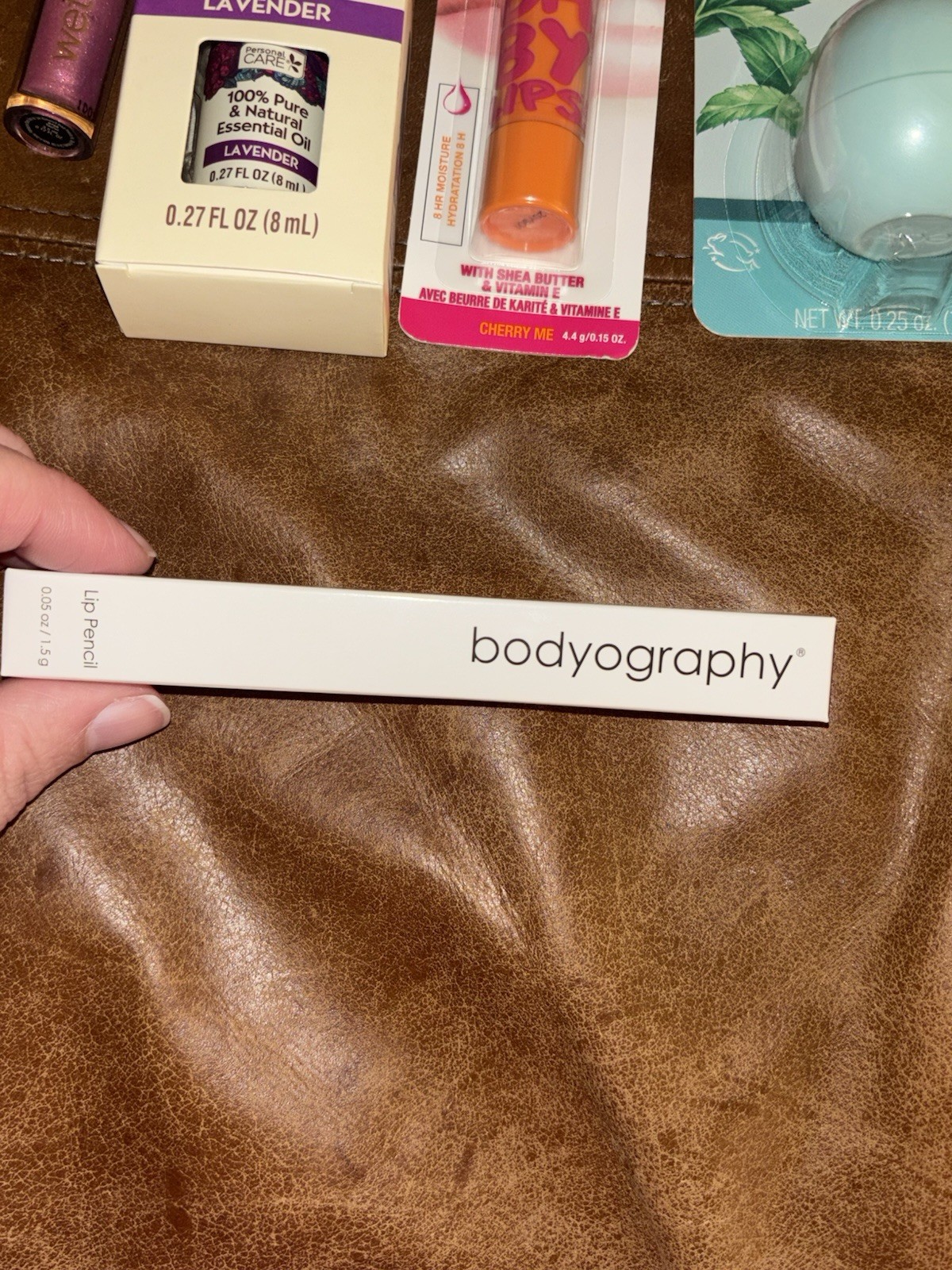 Beauty Lot EOS, Burt’s Bees, Wet N Wild, Bodyography, Palmers, B Pure, Baby Lips