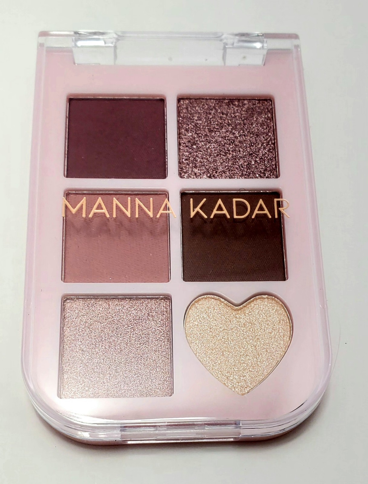 Manna Kadar Pink Mirage Eyeshadow Palette & Realher Mini Lipstick Set New