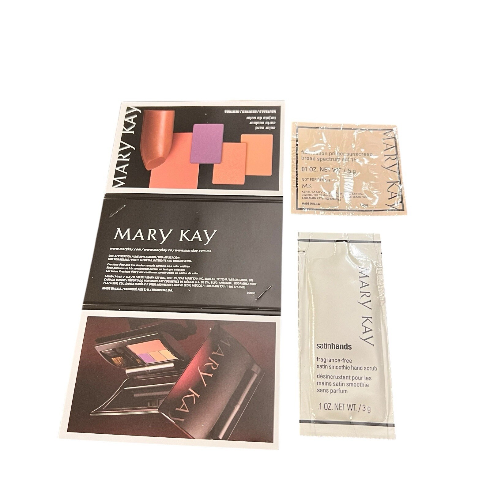 Mary Kay Lot Assorted Samples New & Discontinued Colors Single Use Travel #104