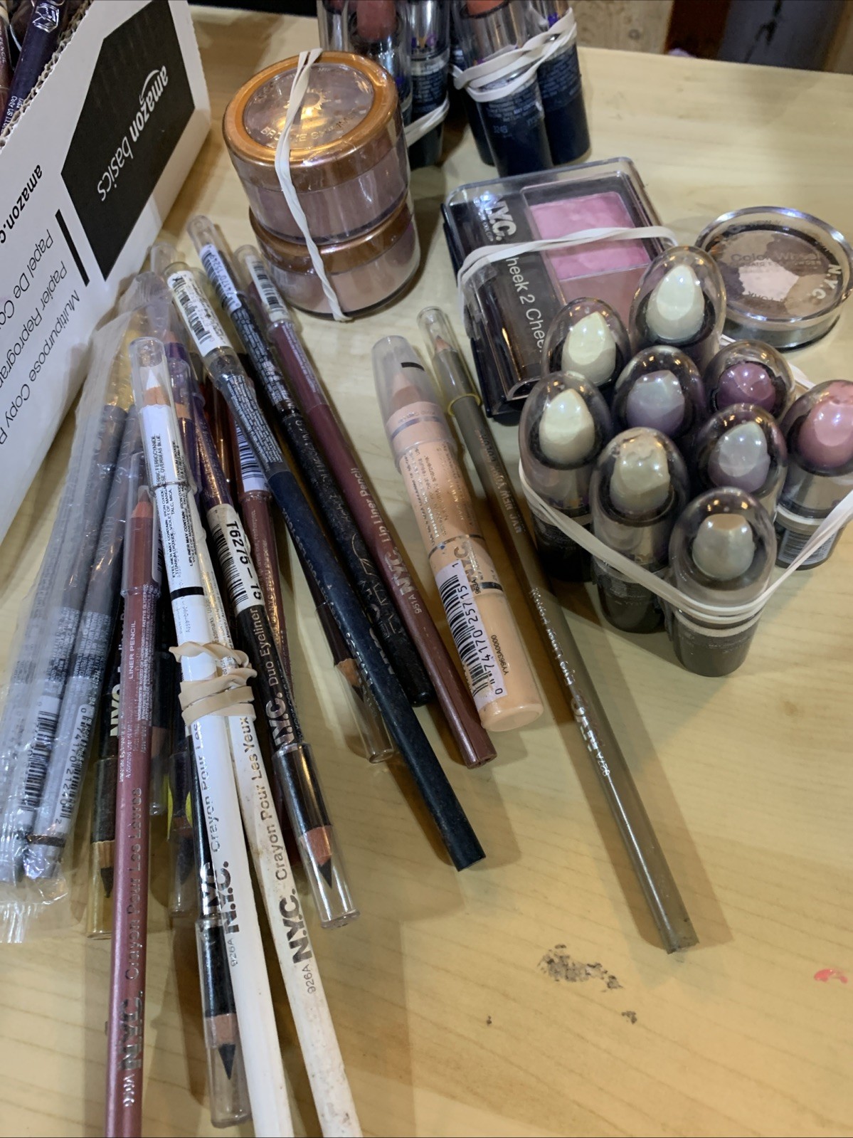 Assorted NYC Cosmetics (lot Of Over 170) Shipping #86