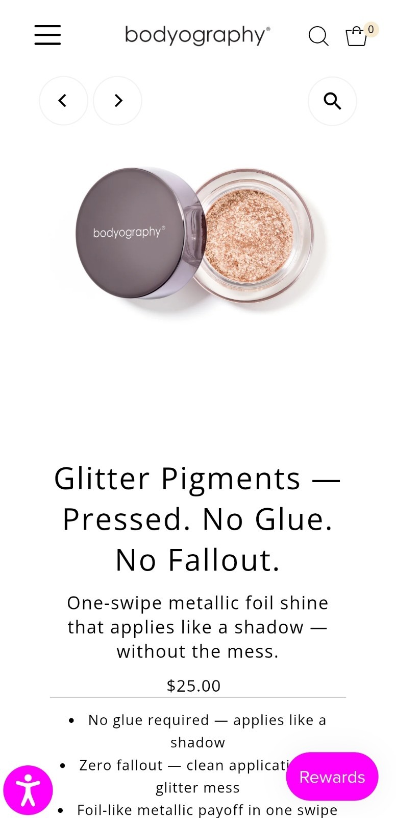 Bodyography Eye/face & Cheek Pallets + Gel Eyeliner Sparkler Canvas Eye Mousse