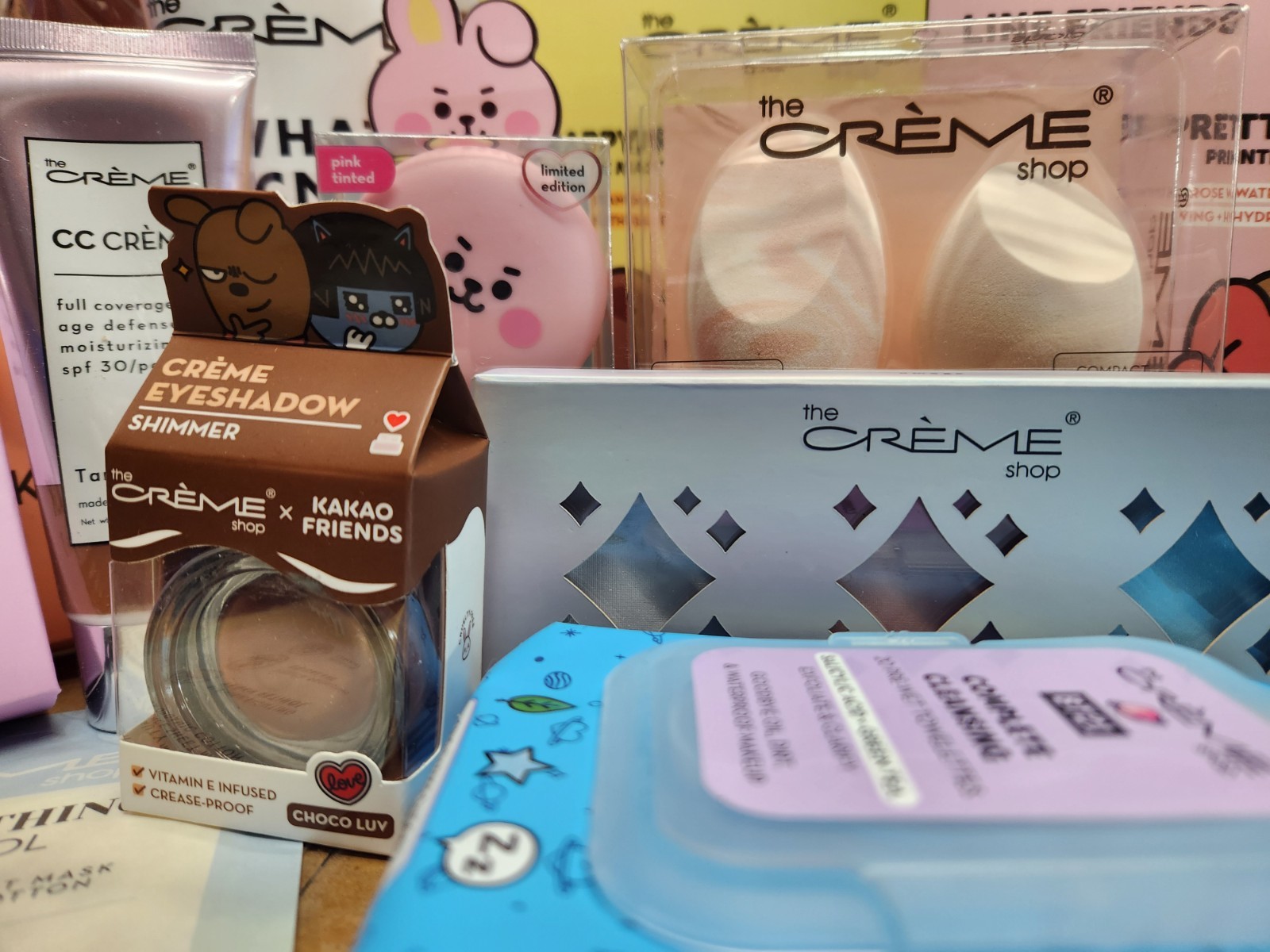 Lot Of 50 Pcs Premium NEW Cosmetics All NEW NEVER USED THE CREME SHOP WOW! NWB