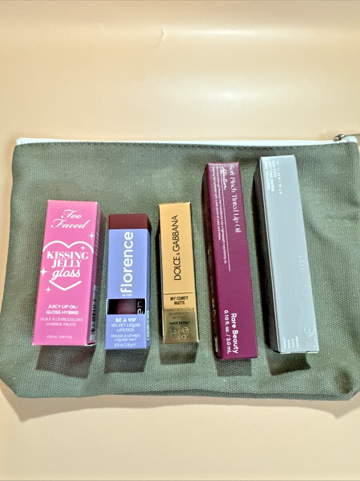 Ulta Beauty Lip Bundle: Rare Beauty Dolce & Gabbana Too Faced REM Florence NEW!
