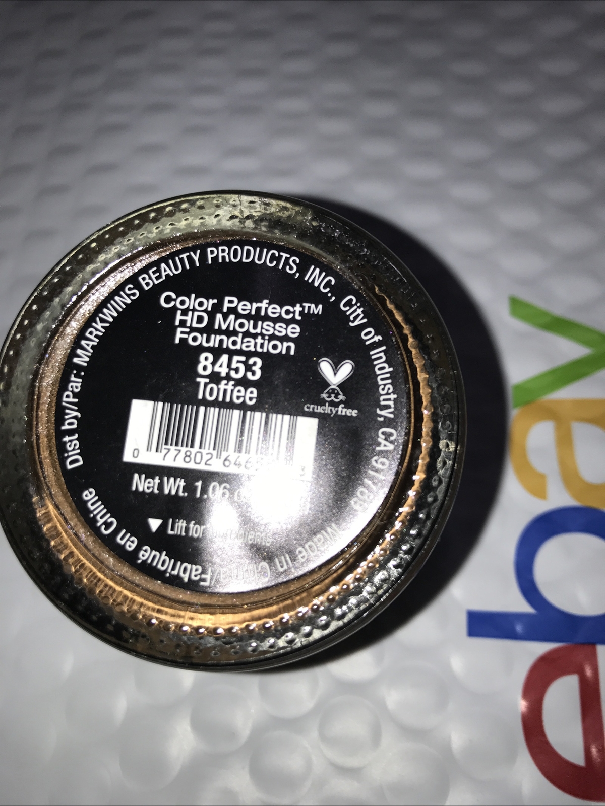 BLACK RADIANCE Color Perfect HD Mousse Foundation #8453 TOFFEE unsealed