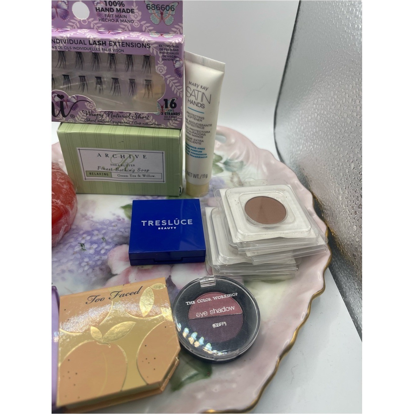 Mixed Beauty Lot Too Faced Tresluce Revlon Ioni Lashes Mary Kay OPI Makeup Set