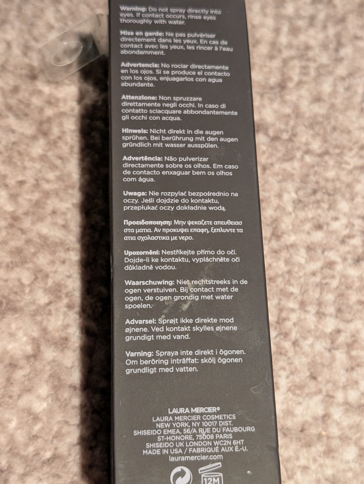Lot of 2 Laura Mercier Foundation Powder & Translucent Pure Setting Spray