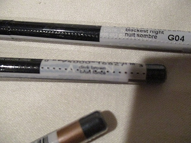 AVON GLIMMERSTICKS-Eye-Flashy Copper/Blackest Night/Brow-Soft Black/Dark Brown/+
