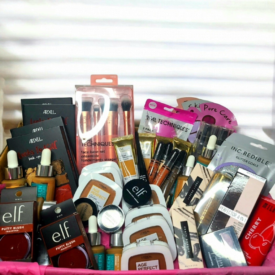 100pc NEW Makeup Lot Wholesale Bundle Maybelline L’Oréal Milani e.l.f. Mixed Lot