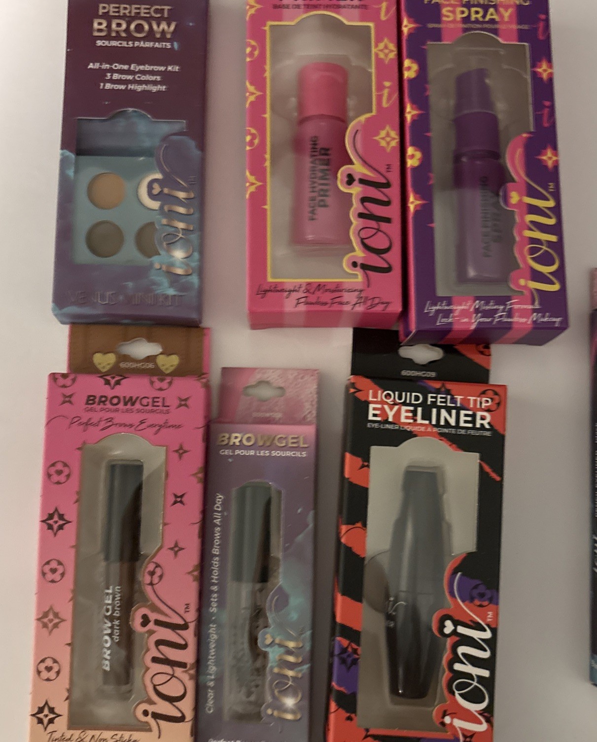 Ioni Makeup/Beauty Bundle Lot Of 25 New In Box!