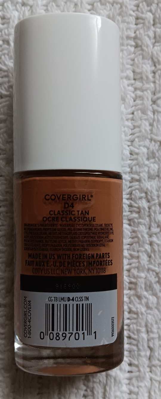 Covergirl Natural Tan T500 Trublend Concealer Classic Tan D4 Foundation Lot