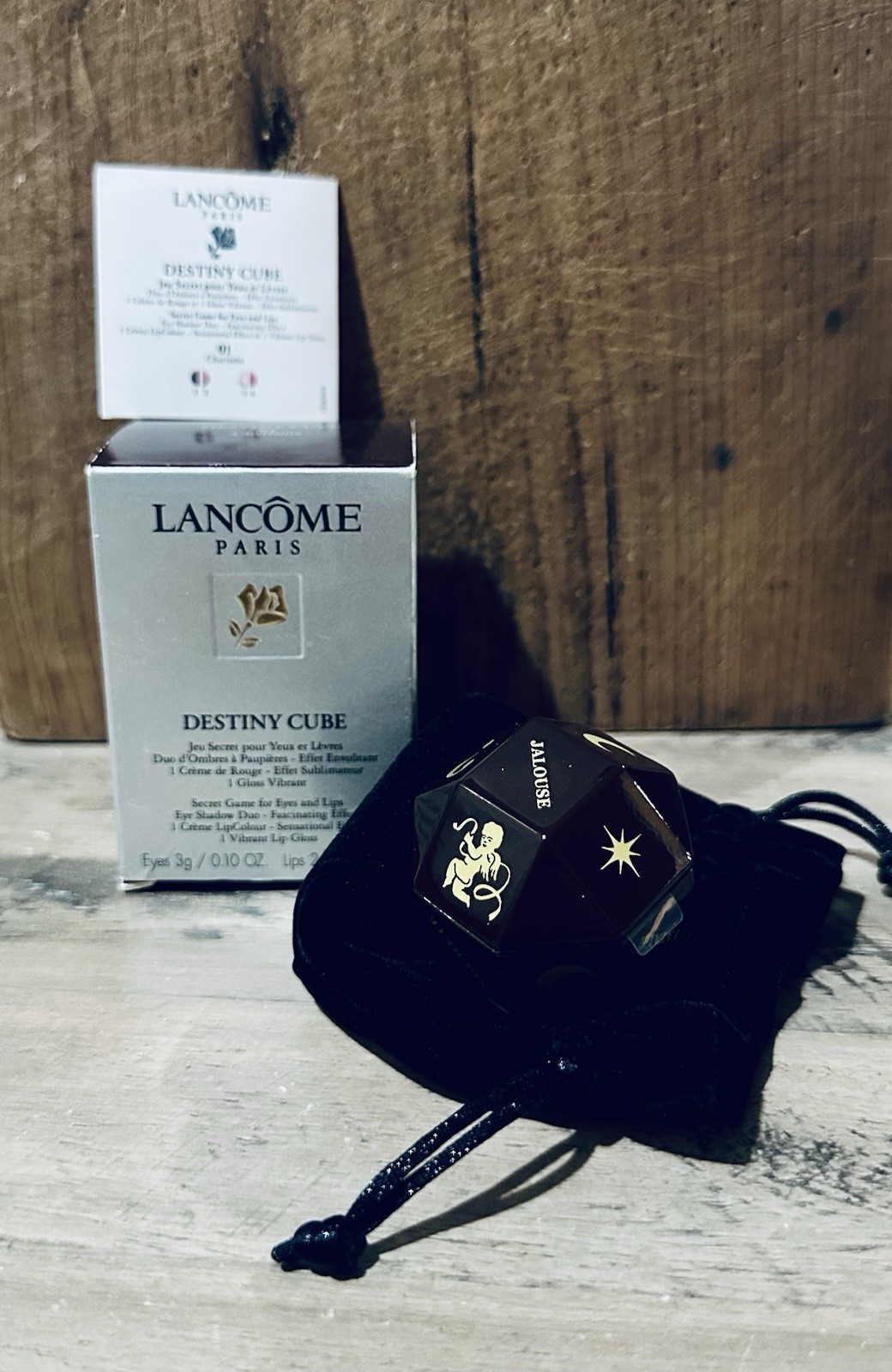 Lancome DESTINY CUBE Secret Game for Eyes & Lips 01 Charisma New Discontinued