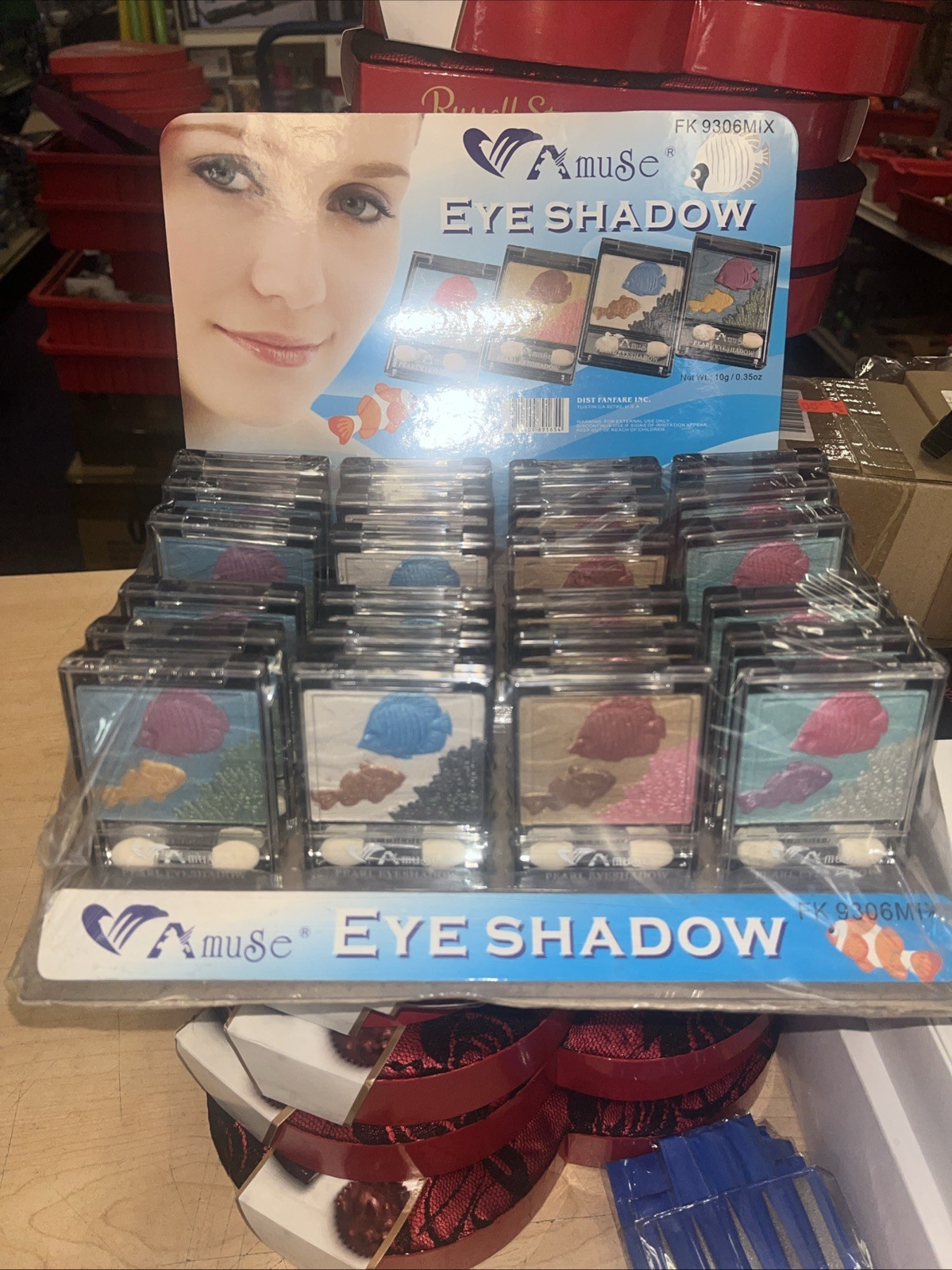 24 Pc Amuse Eye Shadow advertising stand Wholesalers Lot Fk9306 Mix bulk deal