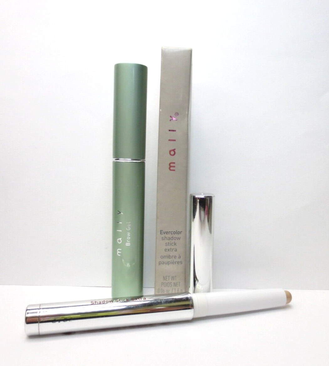 MALLY MIXED MAKEUP 2 PCS- SHADOW STICK MOONLIGHT &BROW GEL