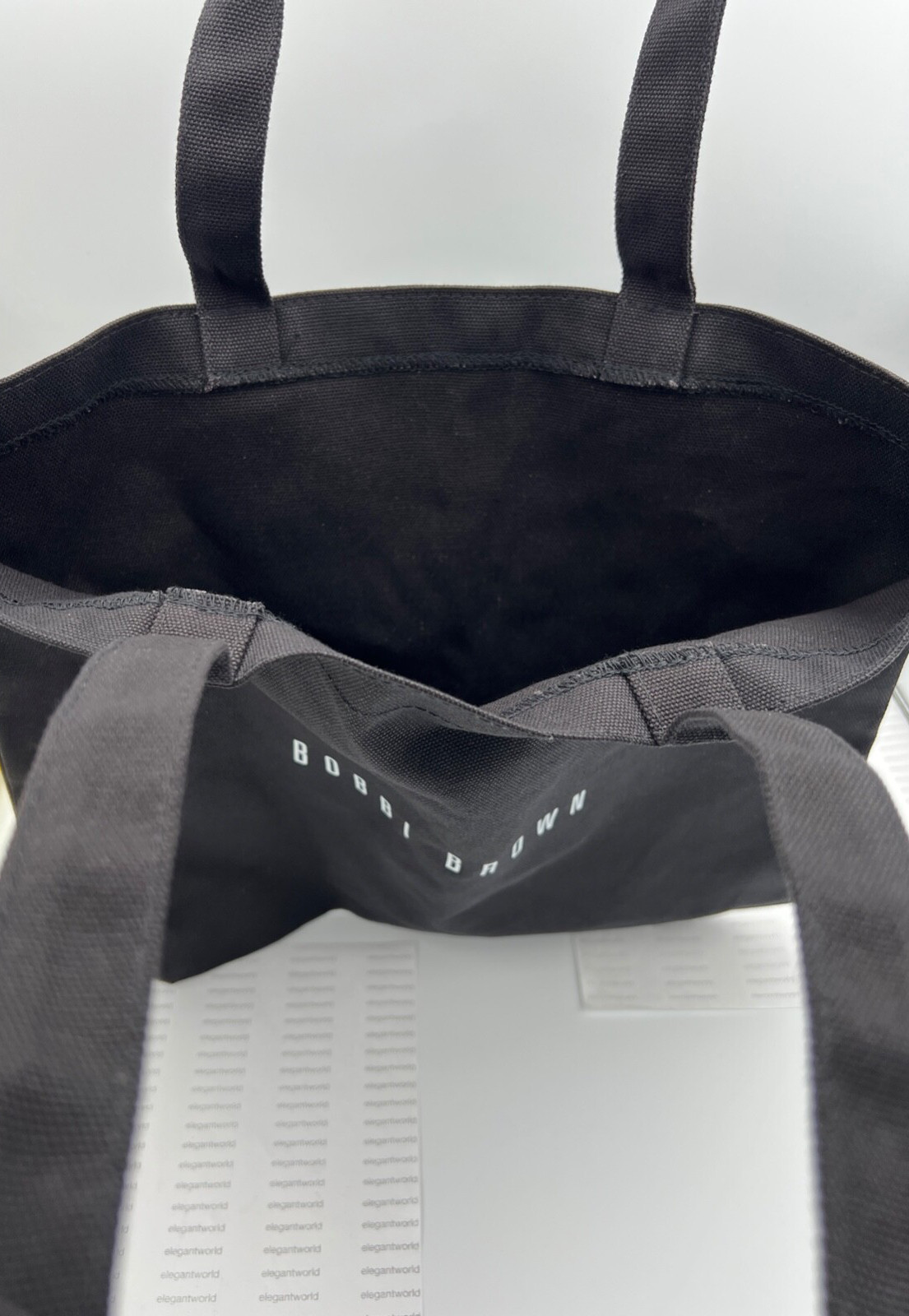 Bobbi Brown” Be Who You Are” Tote Bag – Black size 14″x12″x4″ NEW AUTHENTIC PIC.