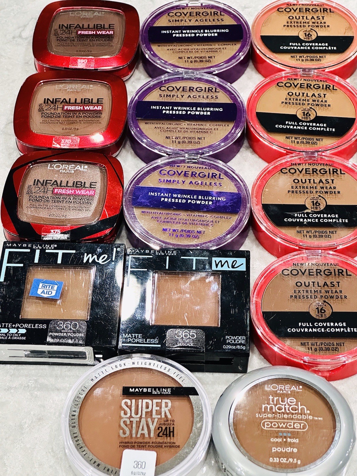 NEW 50-Piece Makeup Haul: L’Oréal, Covergirl, Maybelline, Revlon, Almay.
